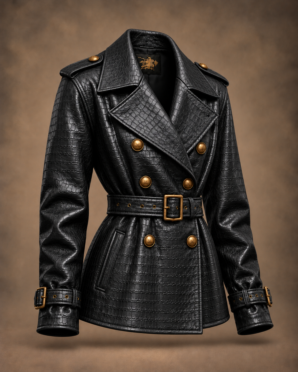 Balci Ateliers – Damen Jacke Balci Edition, hüftlang, schwarz, Dreiviertelansicht