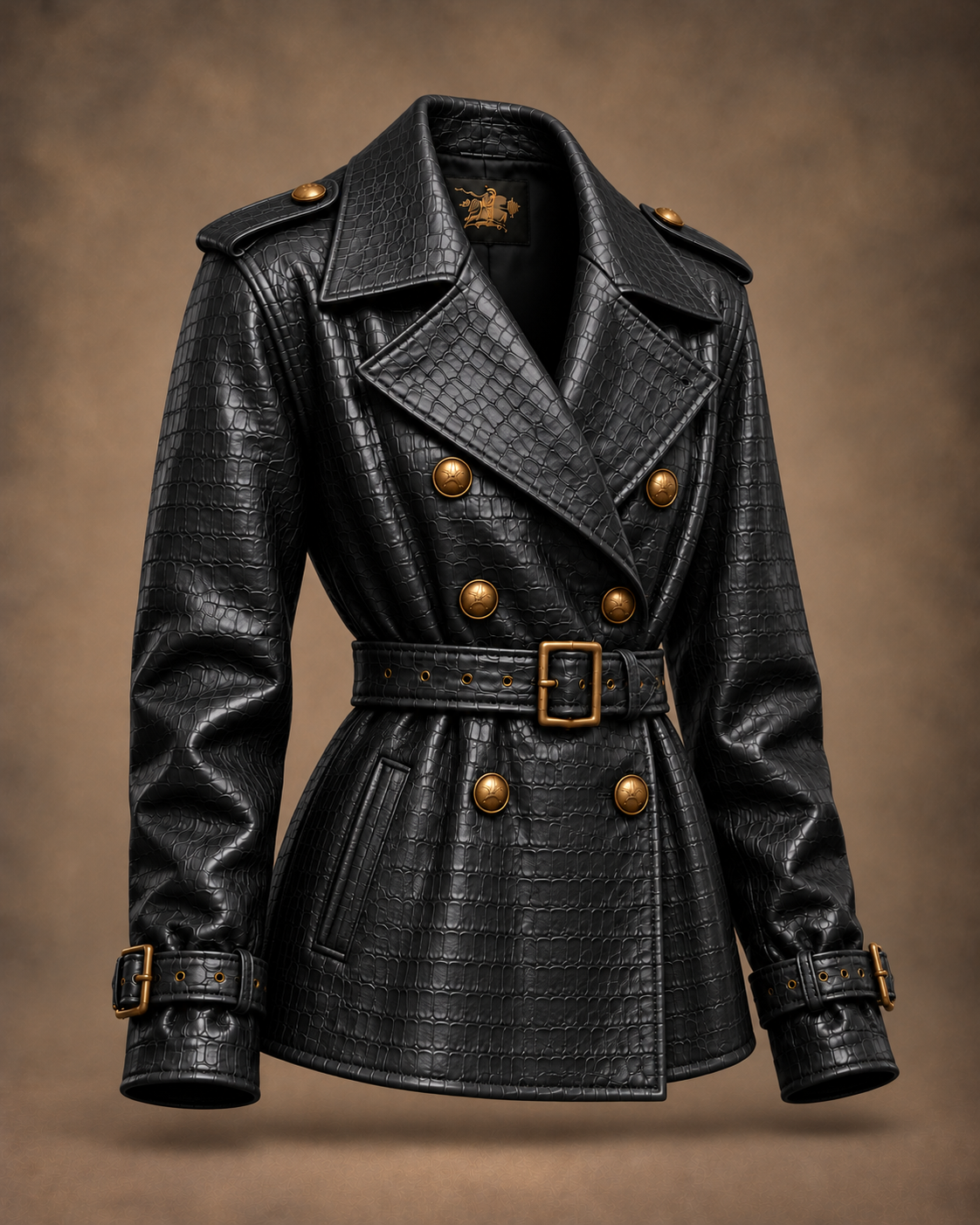 Balci Ateliers – Damen Jacke Balci Edition, hüftlang, schwarz, Dreiviertelansicht