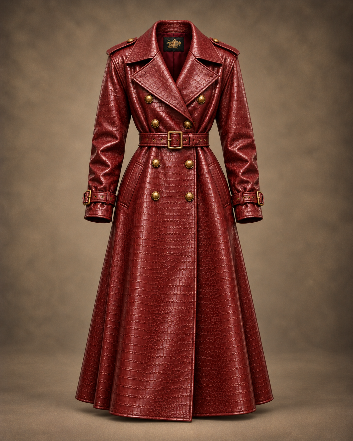 Balci Ateliers – Damen Jacke Balci Edition, mantel, burgund, Vorderansicht