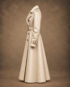 Balci Ateliers – Damen Jacke Balci Edition, mantel, ivory, Seitenansicht