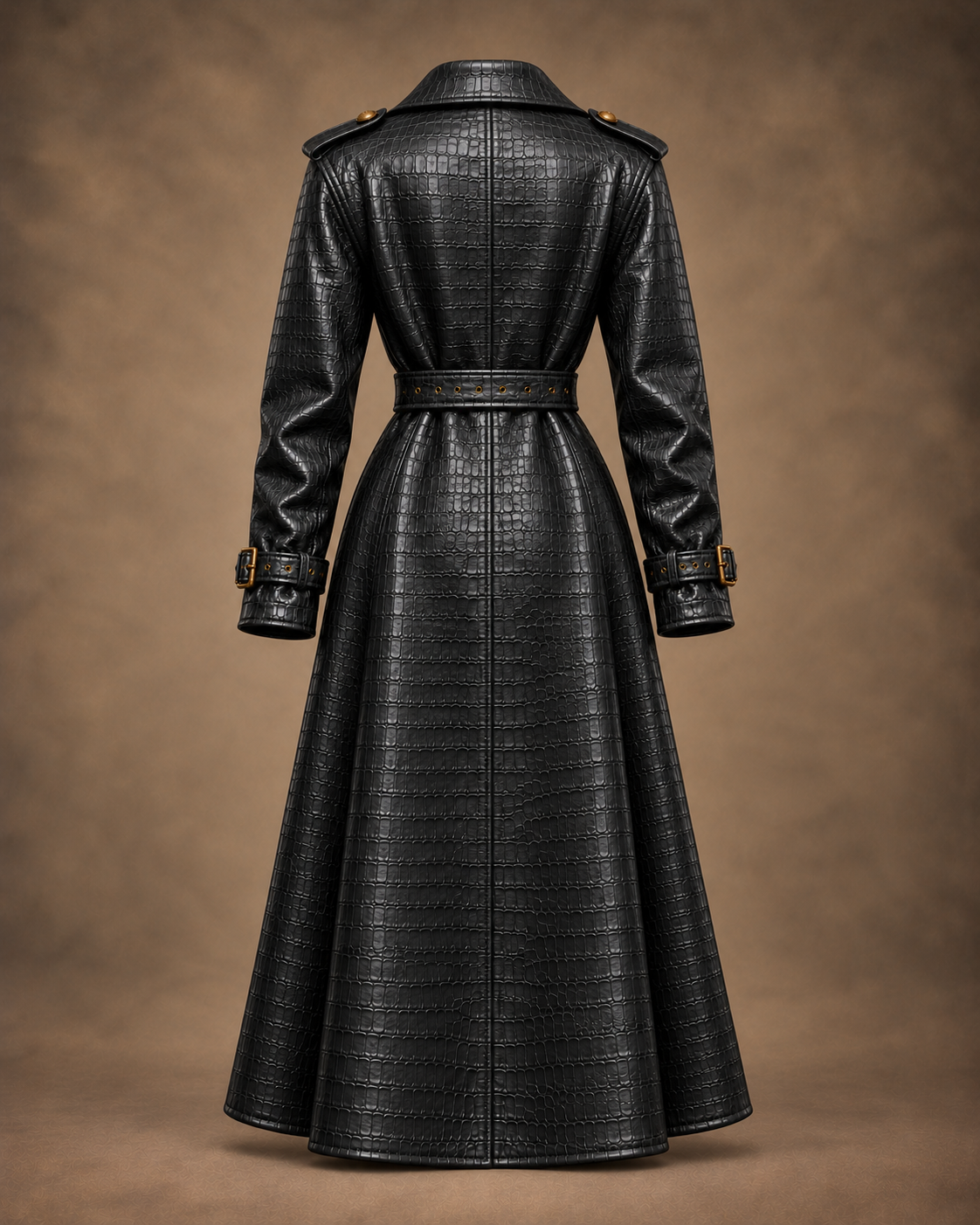 Balci Ateliers – Damen Jacke Balci Edition, mantel, schwarz, Rückansicht